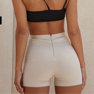 HOUSE OF CB BANDAGE SHORTS SMALL